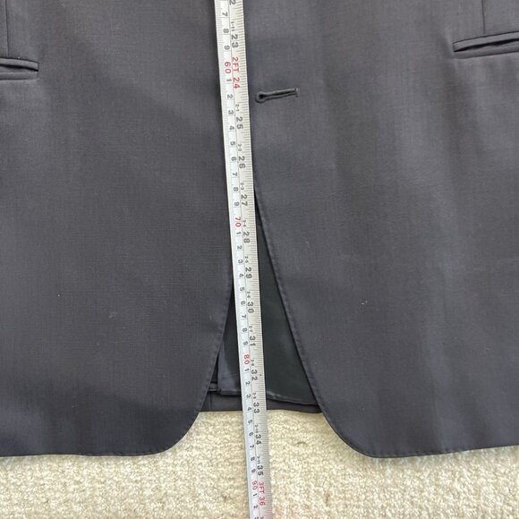 Canali Super 120s Wool Blazer Men’s Sz 54R Dark Blue 100% Wool Sport Coat Jacket - Picture 11 of 16